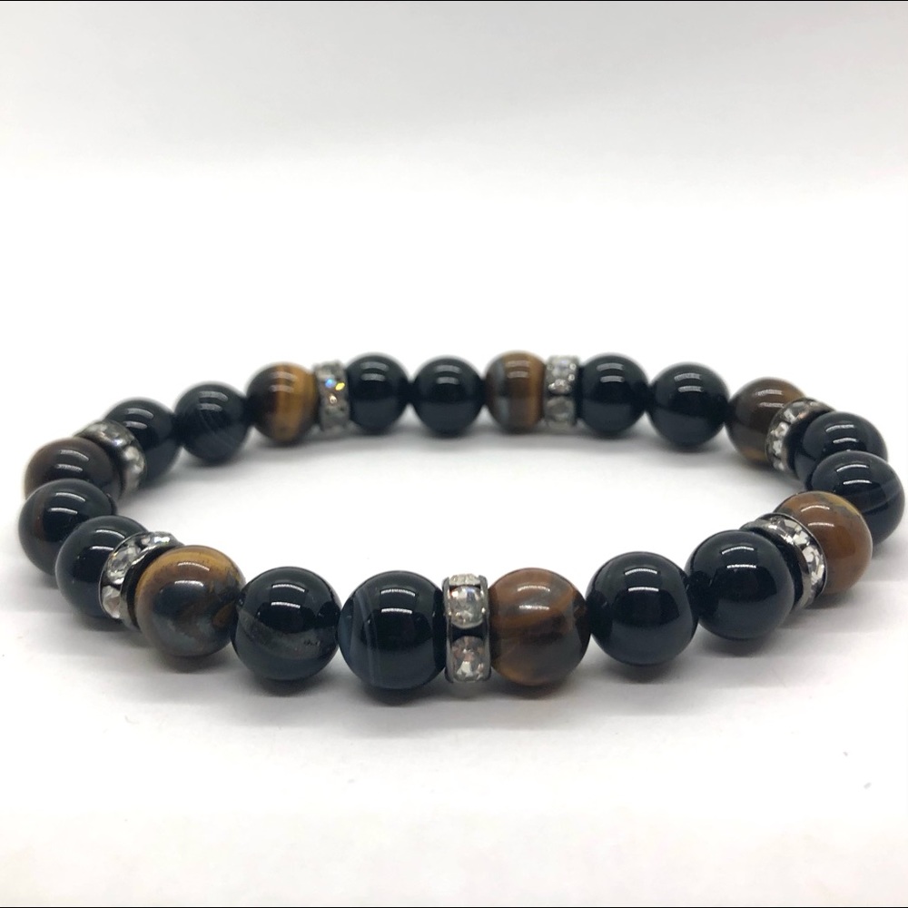 Tigers Eye/Black Onyx Bracelet